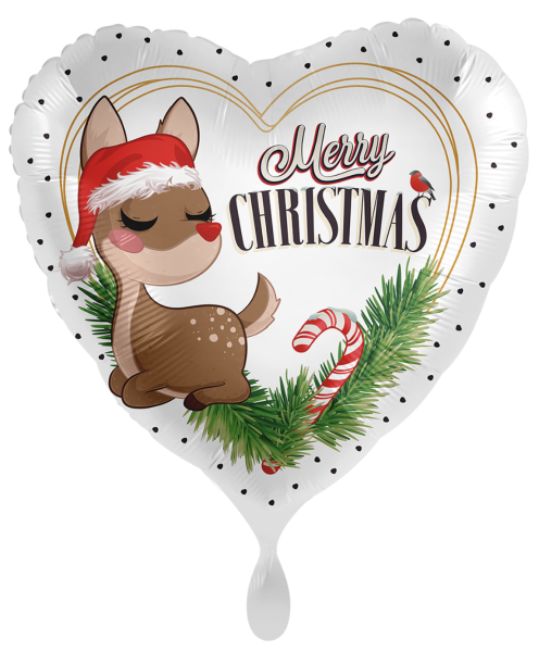 Folienballon - Merry Christmas - ø 43cm